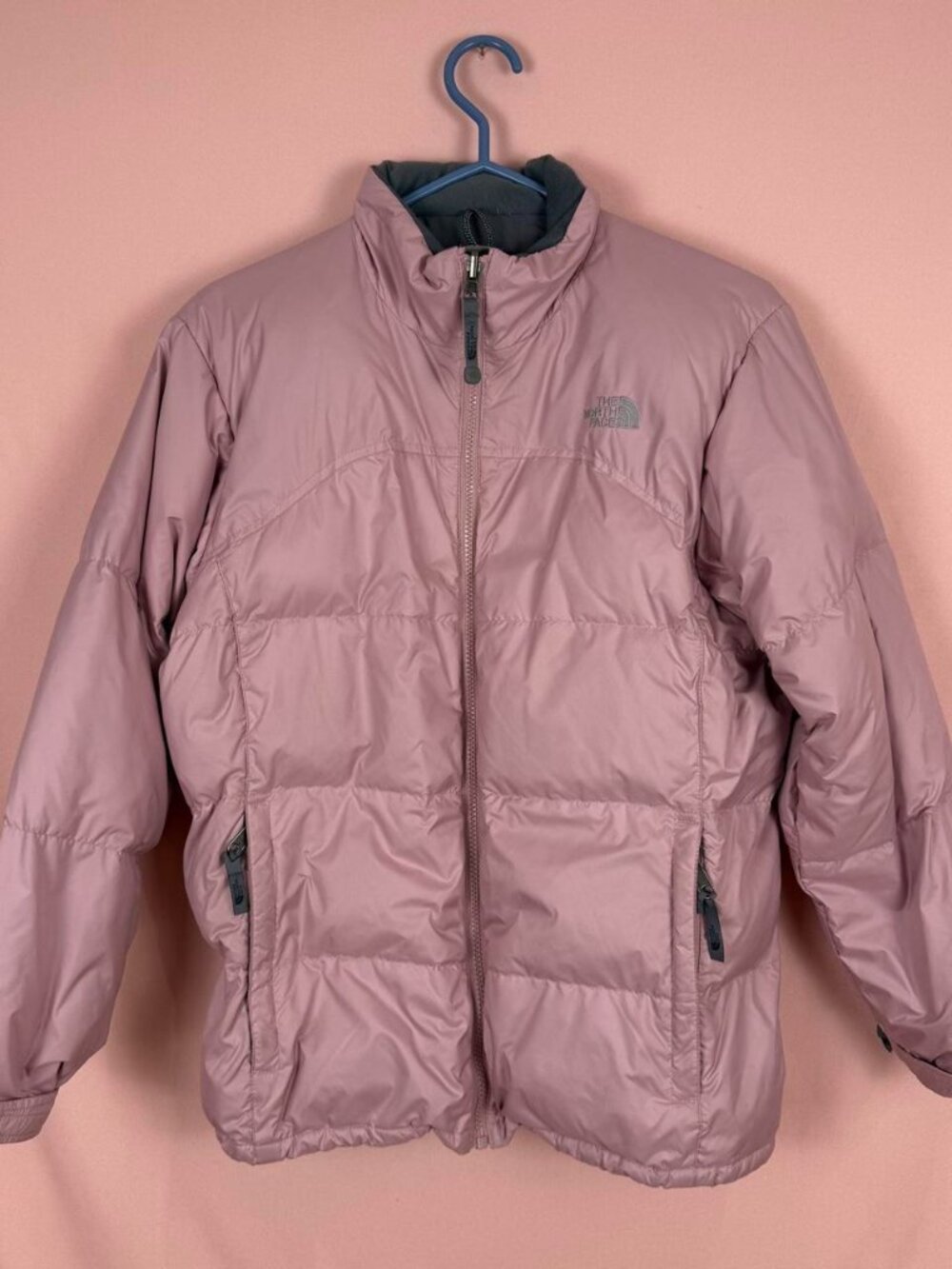 Mauve Pink North Face Puffer Jacket